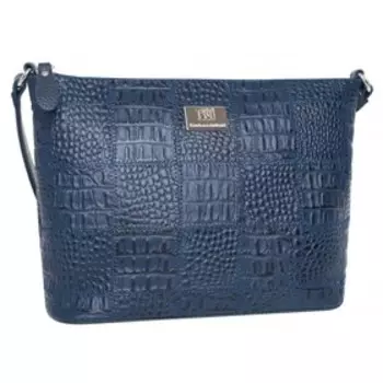 Сумка кросс-боди, отдел на молнии, цвет синий 25х20х8,5см