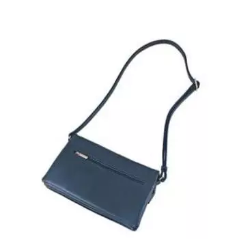 Сумка кросс-боди, отдел на молнии, цвет синий 26х6х17см