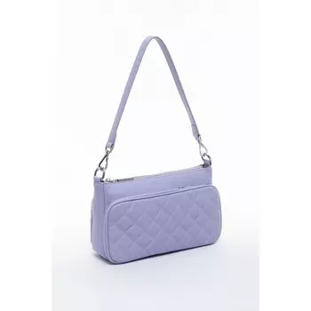 Сумка кросс-боди, отдел на молнии, цвет сиреневый 27х10х16см