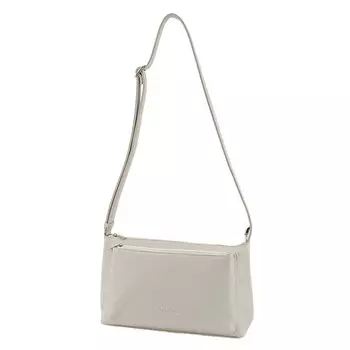 Сумка кросс-боди, отдел на молнии, цвет светло-серый 20х30х8см