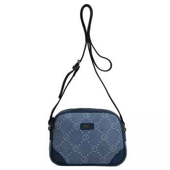 Сумка кросс-боди, отдел на молнии, цвет темно-синий 17х23х6см