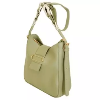 Сумка кросс-боди, отдел на молнии, цвет Зеленый 22х22х8см