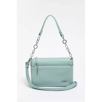 Сумка кросс-боди, отдел на молнии, цвет зеленый 27х18х9см