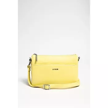 Сумка кросс-боди, отдел на молнии, цвет желтый 25х16х7см