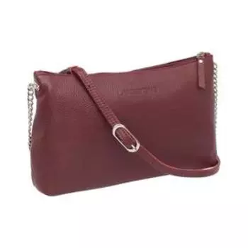 Сумка кросс-боди, отдел на молнии, наружный карман, цвет бордовый