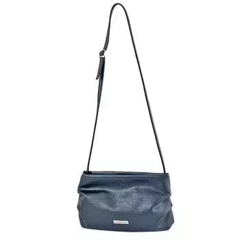 Сумка кросс-боди, отдел на молнии, наружный карман, цвет синий