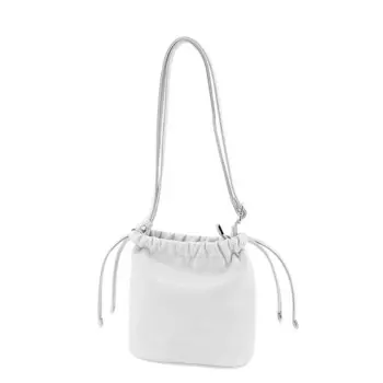 Сумка кросс-боди, отдел нак молнии, цвет белый 20х20х10см