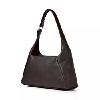 Сумка мешок, 2 отдела на молнии, цвет коричневый 34,5х17,5х12,5см