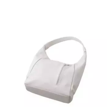 Сумка мешок иск.кожа, отдел на молнии, цвет белый 27х10х35см