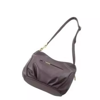 Сумка мешок иск.кожа, отдел на молнии, цвет коричневый 31х17х21см