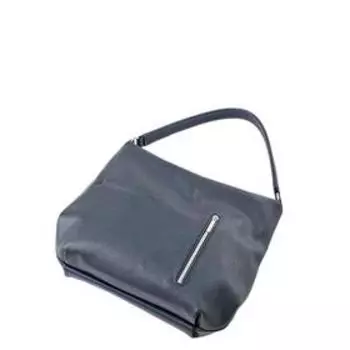 Сумка мешок иск.кожа, отдел на молнии, цвет синий 25х10,5х30см