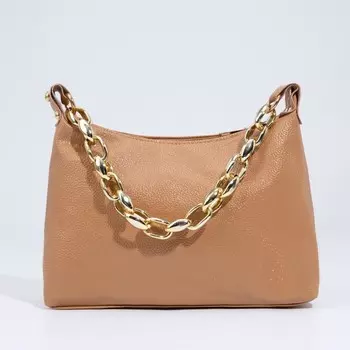 Сумка женская кросс-боди на молнии, 25916 см, бежевая