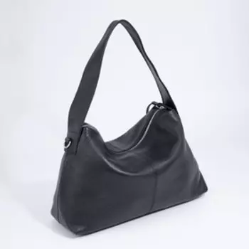 Сумка-мешок на молнии, цвет чёрный