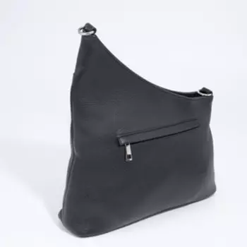 Сумка кросс-боди на молнии, 2 наружных кармана, цвет чёрный