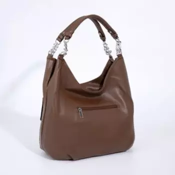 Сумка-мешок на молнии, цвет рыжий