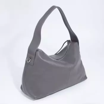 Сумка-мешок на молнии, цвет серый