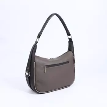 Сумка-мешок "Золотой дождь" на молнии, цвет серый