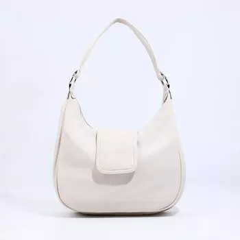 Сумка женская на молнии, цвет бежевый