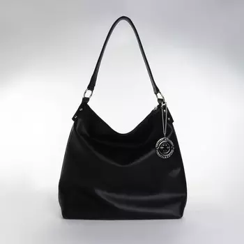 Сумка - мешок женская TEXTURA, на молнии, 321132 см, чёрная