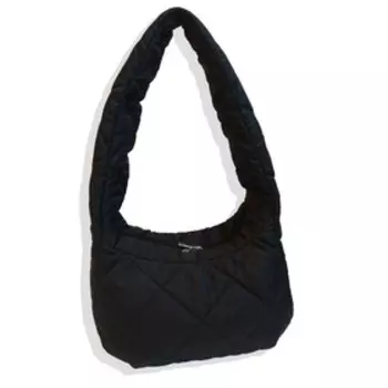 Сумка мешок, отдел на молнии, цвет черный 25х12х19см