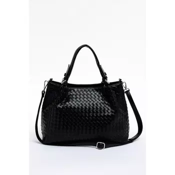 Сумка мешок отдел на молнии, цвет черный 36х26х14см