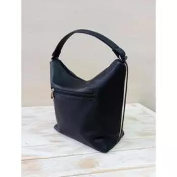 Сумка мешок, отдел на молнии, цвет чёрный