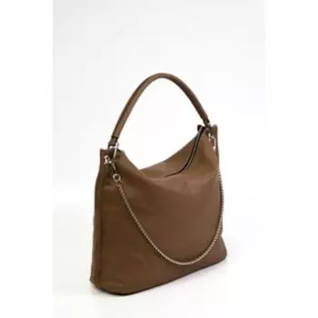 Сумка мешок, отдел на молнии, цвет хаки 33х14х30см