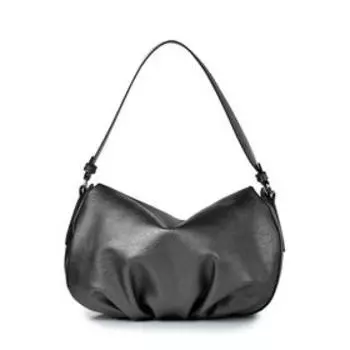 Сумка мешок, отдел на молнии, цвет платина 18,5х31х11,2см