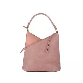 Сумка-мешок, отдел на молнии, цвет розовый