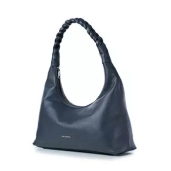 Сумка мешок, отдел на молнии, цвет серо-синий 35х27,5х13,5см