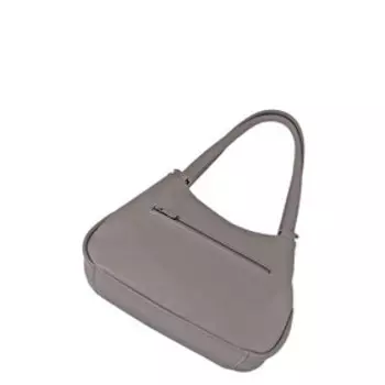 Сумка мешок, отдел на молнии, цвет серый 21х25х11см