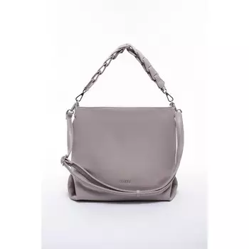 Сумка мешок, отдел на молнии, цвет серый 35х15х29см