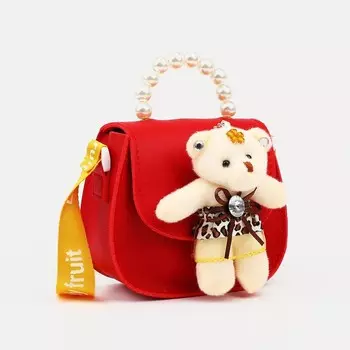 Сумка-мессенджер детская, цвет красный