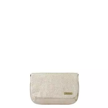 Сумка мессенджер иск.кожа, отдел на клапане, цвет белый 26,5х6,5х17,5см