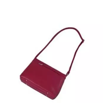 Сумка мессенджер иск.кожа, отдел на клапане, цвет красный 26,5х9х18см