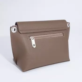 Сумка-мессенджер L-Craft на клапане, цвет капучино