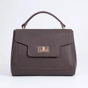 Сумка-мессенджер L-Craft на клапане, цвет коричневый