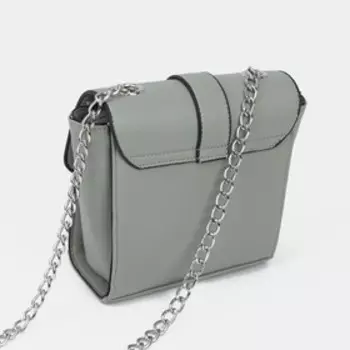 Сумка-мессенджер на клапане Медведково, цвет зелёный