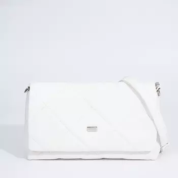 Сумка женская TEXTURA, мессенджер, маленький размер, цвет белый