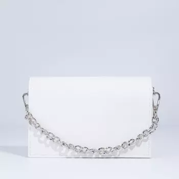 Сумка женская TEXTURA, мессенджер, маленький размер, цвет белый