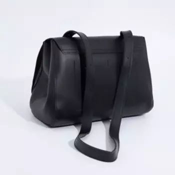 Сумка женская мессенджер на магните, 331324 см, чёрная