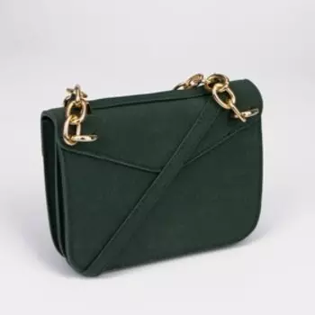 Сумка-мессенджер на магните, цвет зелёный