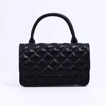 Сумка женская на магнитах, цвет чёрный