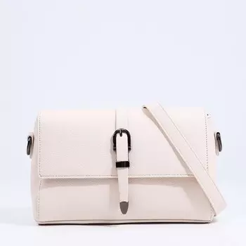 Сумка женская мессенджер на магнитах, 241015 см, белая