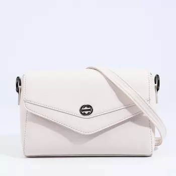 Сумка женская мессенджер на магните, 241015 см, белая