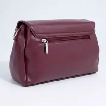 Сумка-мессенджер на магните, цвет бордовый