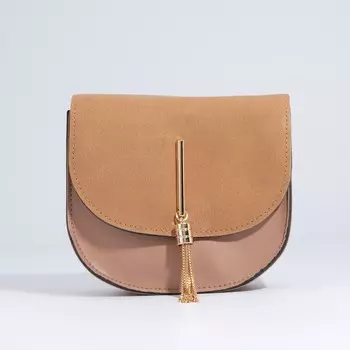 Сумка женская на магните, цвет бежевый