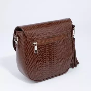 Сумка женская мессенджер TEXTURA на магните, 17819 см, коричневая