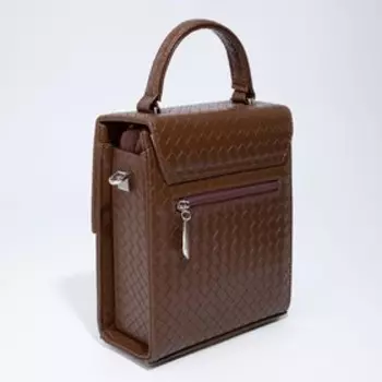 Сумка женская El Masta, на магните, цвет коричневый