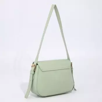 Сумка-мессенджер на молнии, цвет зелёный